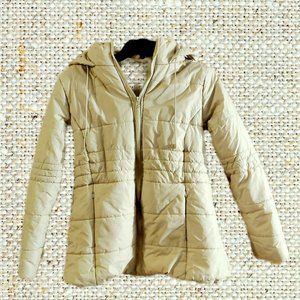KC Collection Tan Puffer Jacket